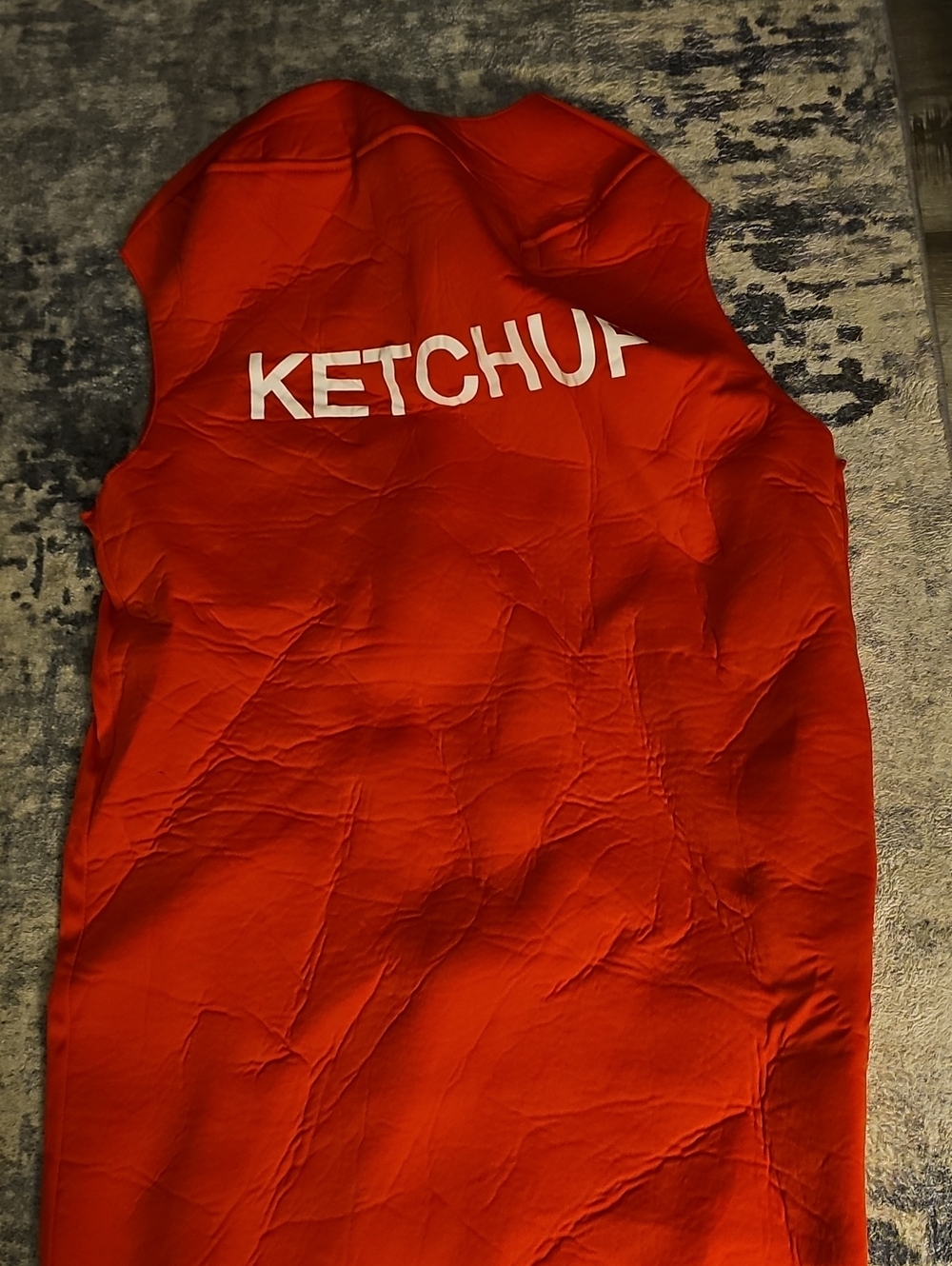 Ketchup Red Adult Graphic Costume